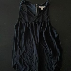 Black high neck tank top